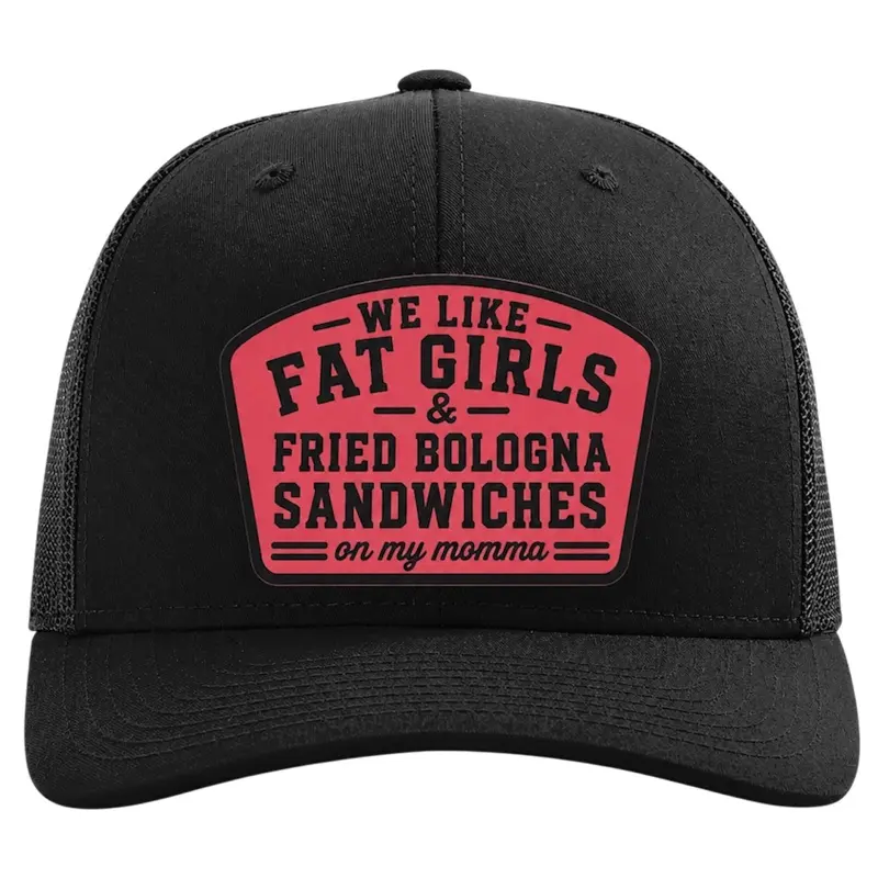 Fried Bologna sandwiches SnapBack and fitted hats, Snack