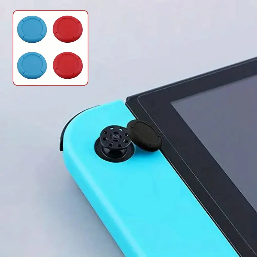 Replacement Joystick Caps for Switch Joy-Con, Thumb Grips for Switch Oled & Lite, Repair Kit Accessories for Nintendo Controllers, Game Console Accessories