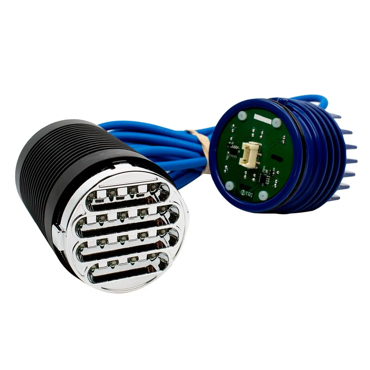 212 MAIN Aqualuma 18 Series Gen 4 Upgrade Thru-Hull Mount Underwater Light - Blue, Easy-Install, Boating-Ready LED Aquarium Light