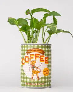 Coffee Can Ceramic Planter