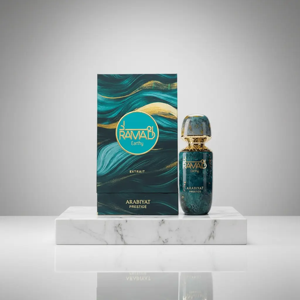 Arabiyat Ramad Earthy Extrait de Parfum, Woody Arabic Perfume with Honey & Citrus, Unisex Signature Scent Fragrance Featuring a Rich Patchouli Base, Limited Edition Bottle - 3.4 fl oz, Aromatic Woody Fragrance