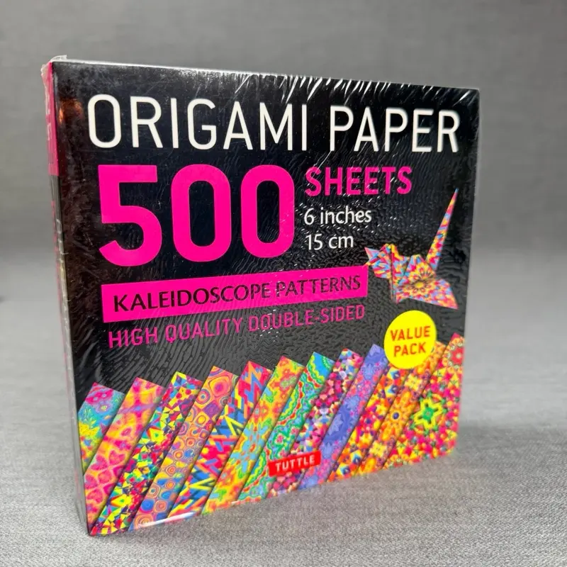 Origami Paper 500 Sheets Kaleidoscope Patterns 6" (15 CM): Tuttle Origami Paper: Double-Sided Origami Sheets Printed with 12 Different Designs (Instruc (Tuttle Specials)