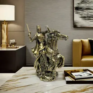 Vintage Roman Empire Armor Knight Sculpture, Resin Home Art Decor, Room Decoration Gift, Ideal for Moving In, Holidays, Birthdays