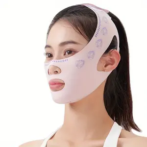 1-Piece Facial Lifting Bandage, Sleeping Beauty Face Cover for Salon and Home Use, Breathable Facial Lifting Tape