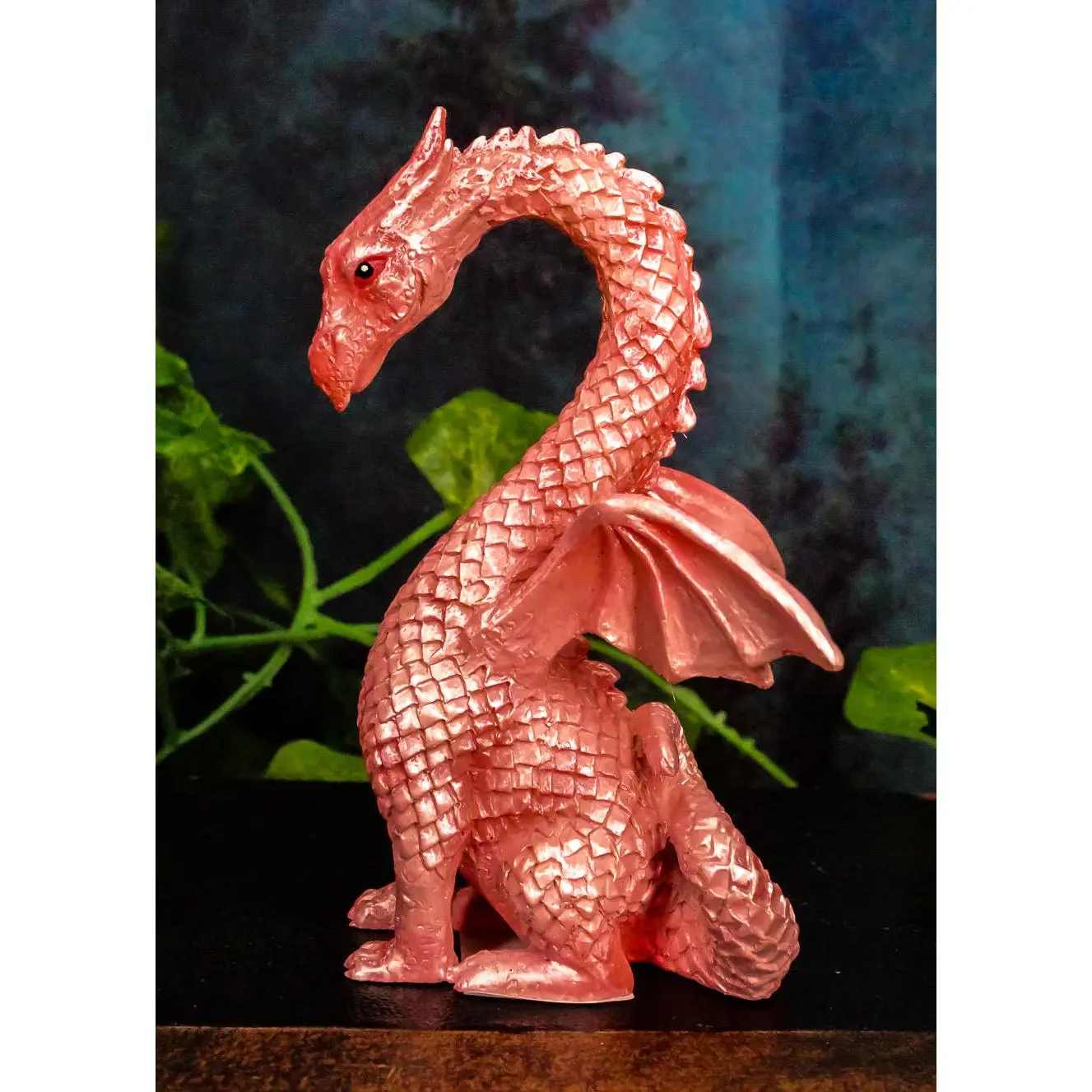 Ebros Gift Exclusive 4.25" Tall Valentine Cupid Love Pink Dragon Figurine, Romantic Female Dragon Statue for Home Decor, Figurines & Miniatures Gift
