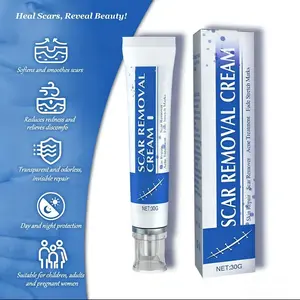 2 Pcs Scar Removal Gel for Face, Body -Advanced Silicone Scar Cream for Men &Women - Fades Old New Scars, Daily Skincare