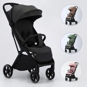 Lightweight Infant Stroller , Foldable Baby Stroller, Adjustable backrest, Widened Sunshade with Zipper, One-touch Collection, Breathable Mesh, Easy to Carry, Suitable for Travel