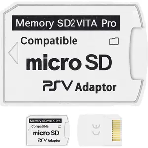 SD2Vita 5.0 Micro SD Memory Card Adapter for PS Vita, Compatible with PSV 1000/2000 3.60 HENkaku Enso System, Model DQ053