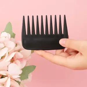 1PCS Comb Mini Wide Tooth Comb Travel Small Size Portable Pocket Black Haircare Heatless