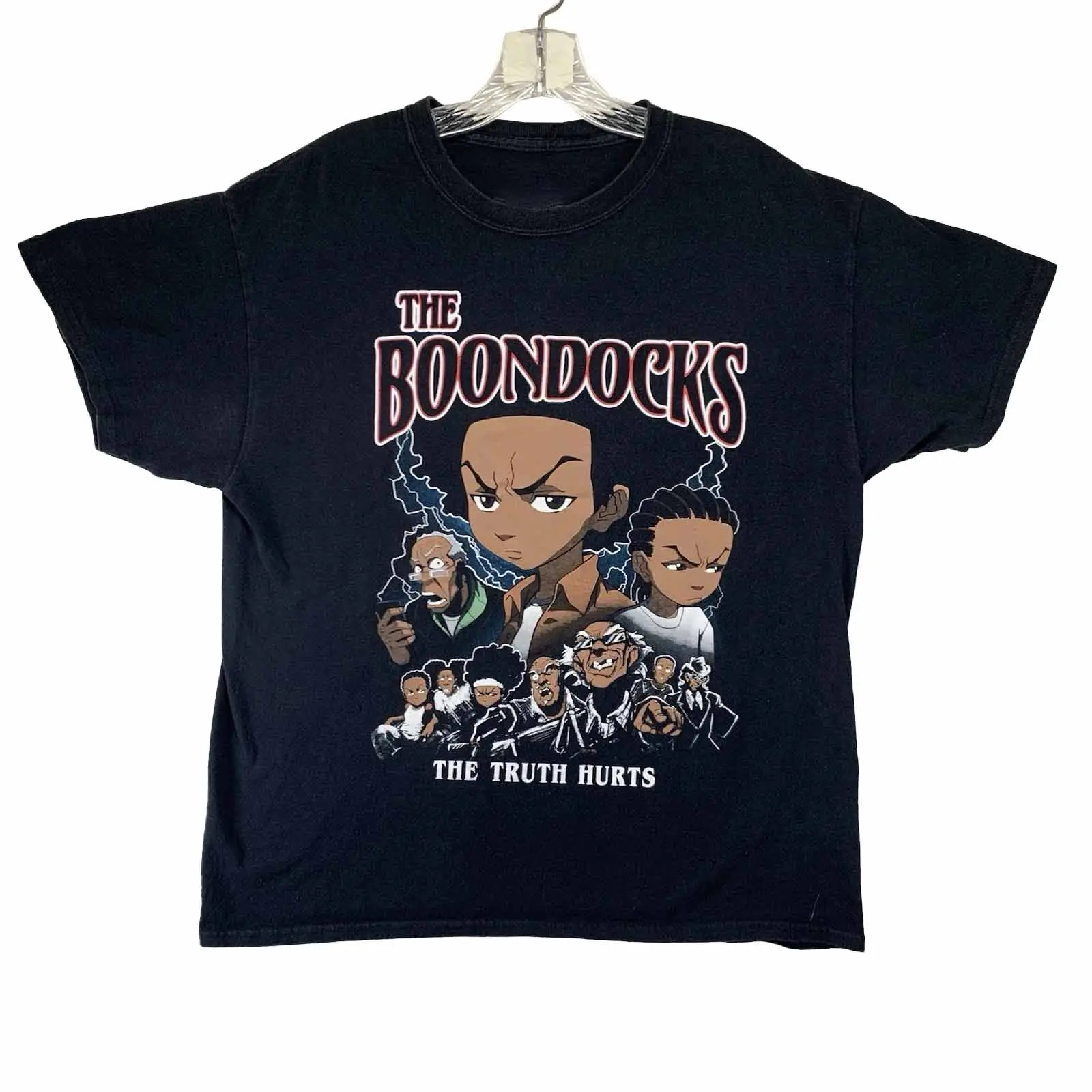The Boondocks Unisex T-shirt, Big Rap Graphic THE TRUTH HURTS