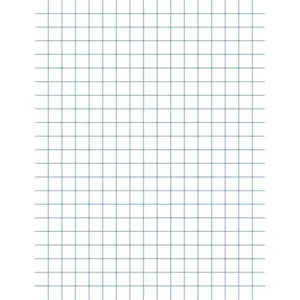 Graph Paper 8-1/2 x 11 Inches 1/4 Inch Rule White 500 Sheets