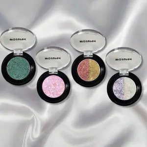 WOSUPRE Chameleon Glitter Eyeshadow Palette - Multichrome, Assorted Colors, Chic, High-Shimmer, Brightening Makeup Cosmetic for Bold Party Looks, Affordable Luxury Option, Multichrome Eyeshadow