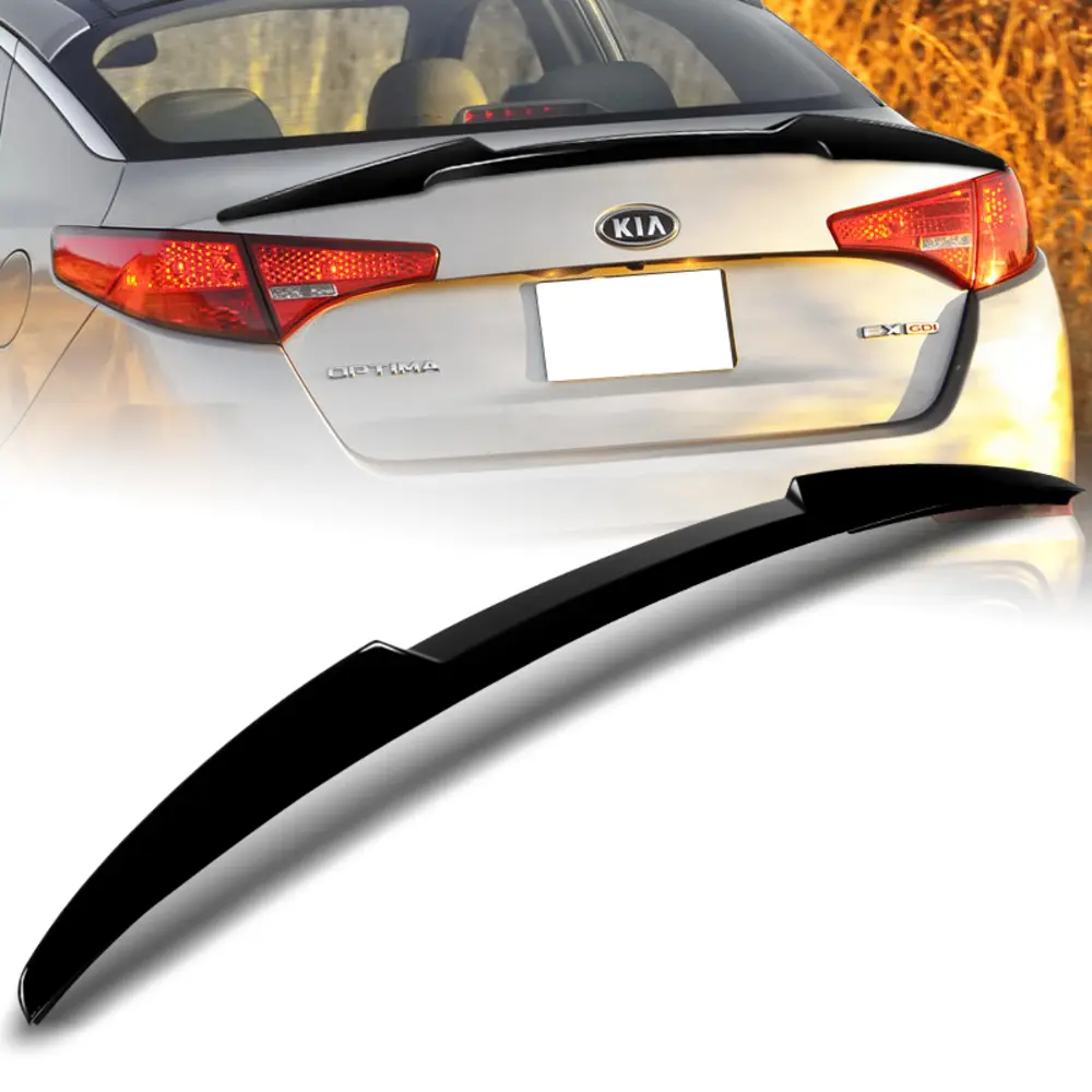 ABS Rear Trunk Lid Duckbill Spoiler Wing V-Style For 2011 - 2013 Kia Optima