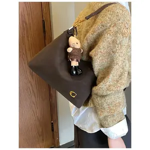 Women's Large Capacity Vintage Matte Handbag, PU Tote Satchel, Fashion Elegant Design, Mother's Day Perfect Gift, Stylish Crossbody Bag for Travel Work Commute