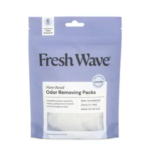 Fresh Wave Odor Eliminating & Deodorizing Packs | Safer Odor Relief for Small Spaces | Natural Plant-Based Odor Eliminator | Odor Absorbers for Home