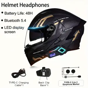 DVKIX 2026 smart helmet earphones, a good assistant for cycling, can make and receive calls and play music, waterproof and sweatproof, one-click to summon the voice assistant, suitable for cycling, can be used as a gift