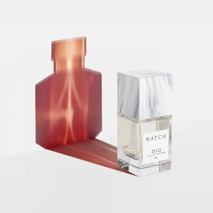 Match Rouge Perfume, Captivating and Long-Lasting Daily Wear Fragrance with Notes of Jasmine, Amber, and Cedarwood, EDP Spray, Edp Fragranced Perfume, Distinctive Fragrance, Edp Spray Fragrance