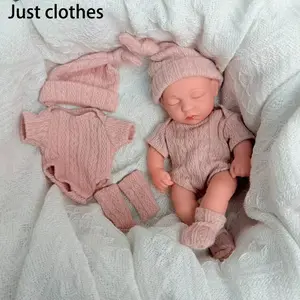 1 Set Mini Doll Clothes Accessories, Suitable 6-7 Inch Mini Doll, Include Hat Jumpsuit and Socks, Cheap Price High Quantity, DIY Small Doll Clothing Set Accessoeies