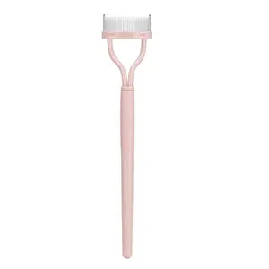 Portable Eyelash Comb, Foldable Semi-Curved Steel Needle Lash Comb for Curl Lashes, Curling Lashes, Professional Makeup Tool for Women