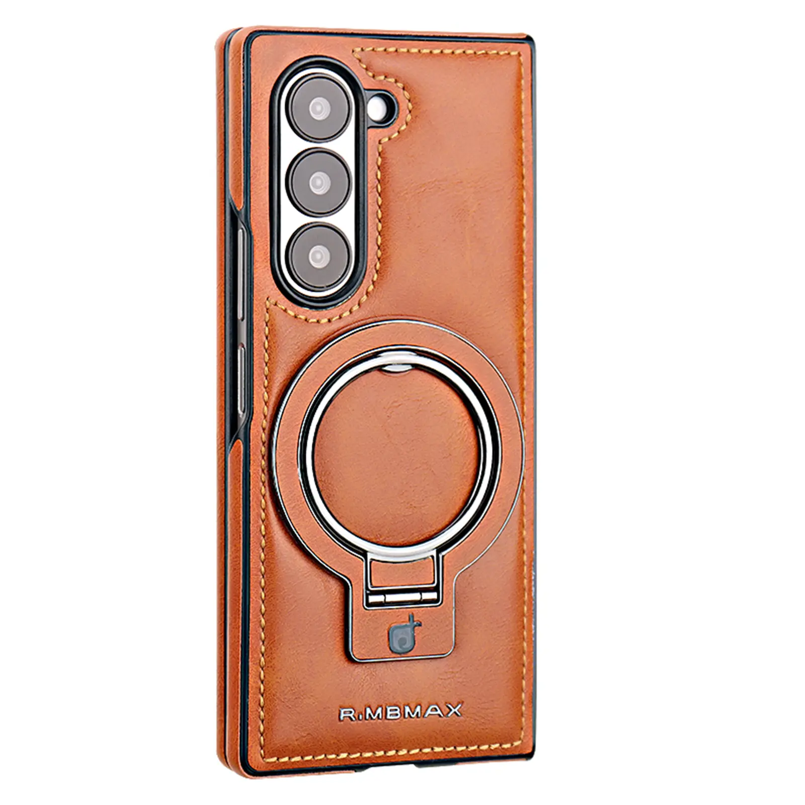 Galaxy Z Fold7 folding phone case, made of high-end business leather material, compatible with Galaxy Z Fold7/Fold6/Fold5/Fold4/Fold3, magnetic stand phone case, a top choice for gifts, especially birthday presents.