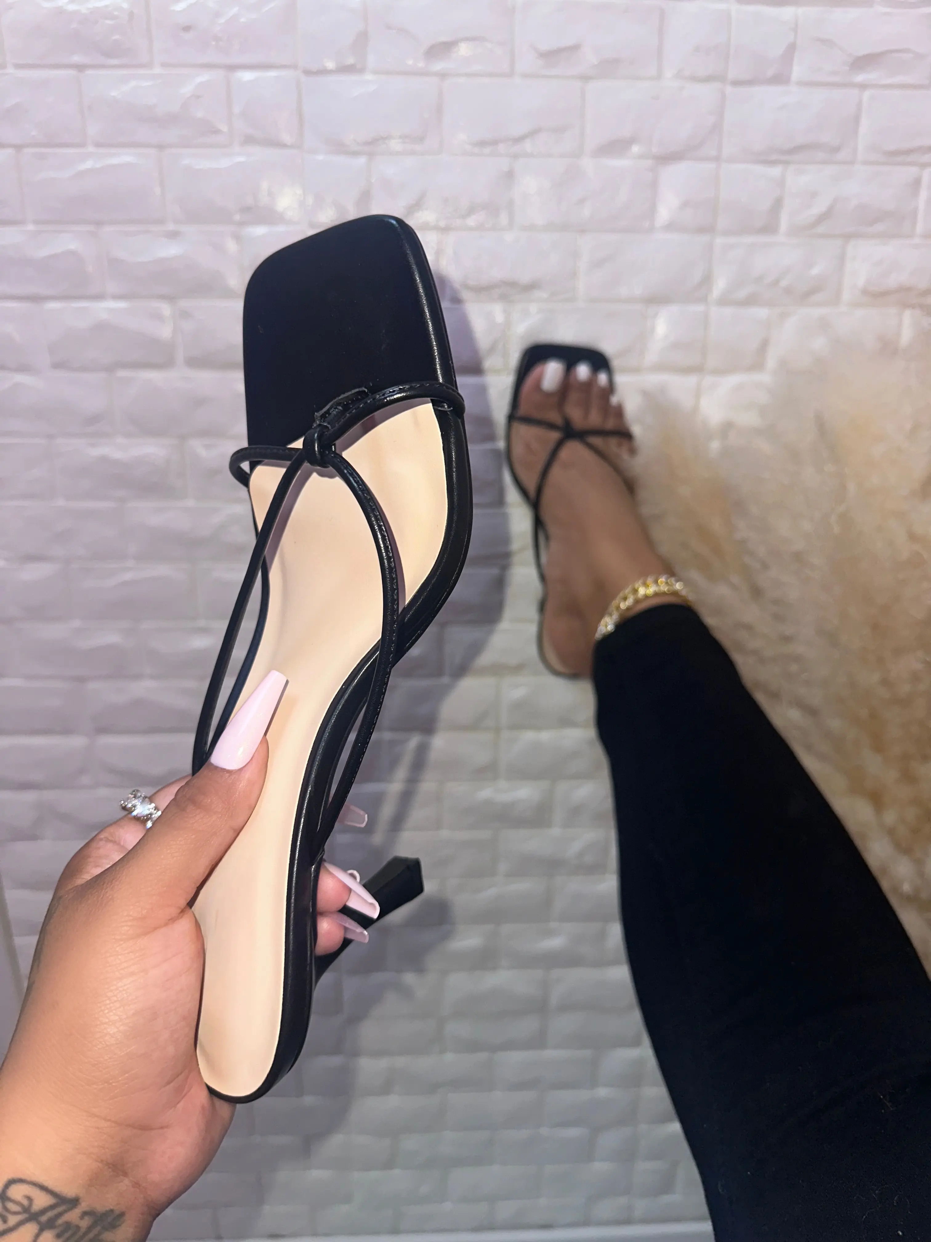 kitten heels burgundy - TikTok Shop
