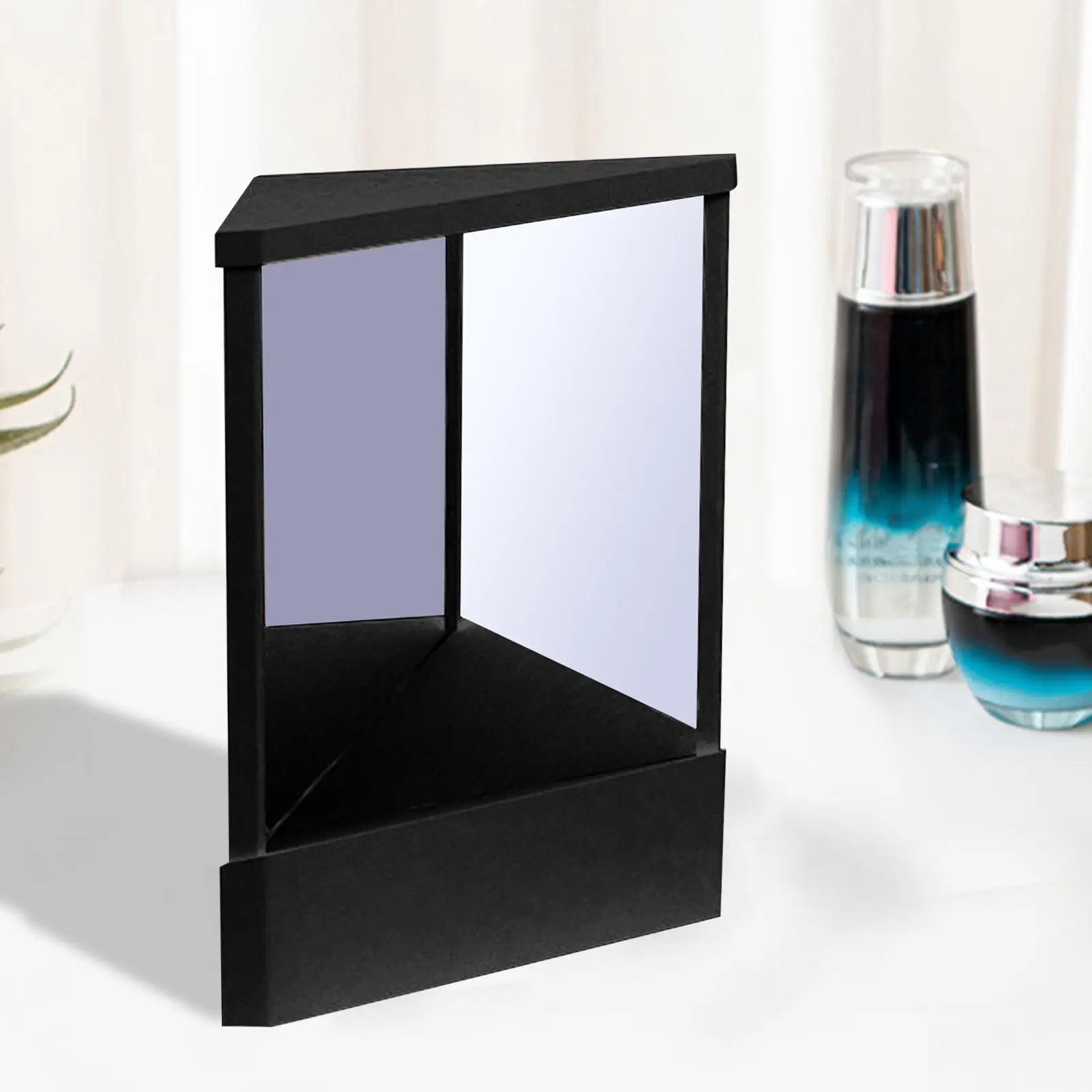 Non-Reversing Mirror, True Non Reverse Real Me Mirror, Precision True Image Reflection, Non-Magnifying Tabletop Vanity Mirrors for Makeup Skincare Hair Styling