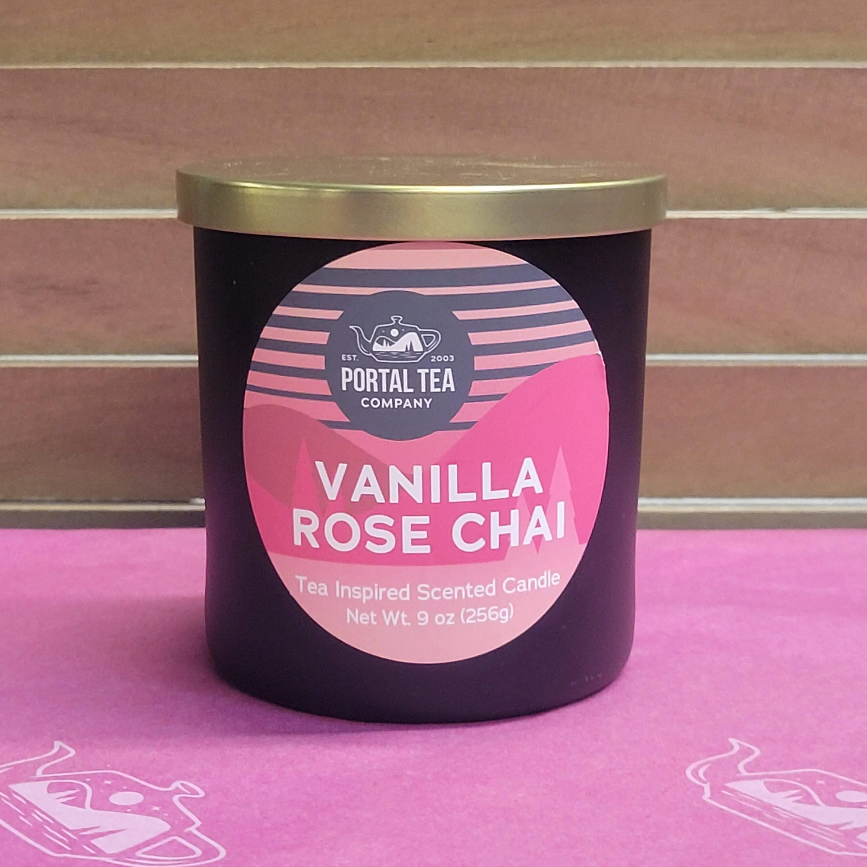 Portal Tea Candle — Vanilla Rose Chai