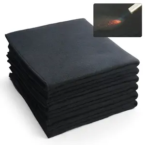 【fathersdaygift】VEVOR Carbon Felt Welding Blanket 6 Pack 21" x 20" Flame Retardant Welding BlanketsUp To 1800°F Heat Resistant Blanket SetCuttable Carbon Fiber Fire Retardant Insulation Welding Mat Pad, Protection, Industrial Welding