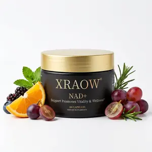 XRAOW NAD+ plus Resveratrol - Third-Party Tested for Quality & Safety - 30 Day Supply