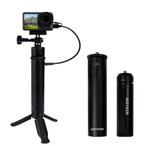 Dji Action 3/4 Charging Handle with 6000mah Battery, Portable Live Streaming Accessory, Compatible with Dji Action Camera, Sports Action Camera