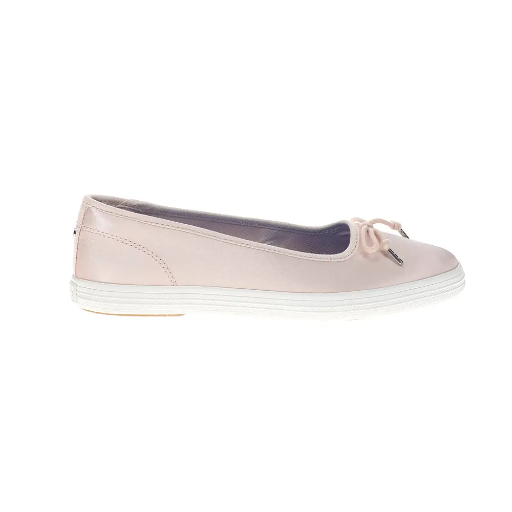 Keds Womens Maisie Ballet Satin Slip On Sneakers Shoes Casual - Pink