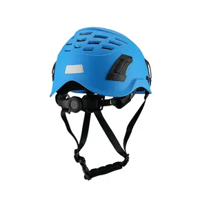 Blue Safety Helmet for Work, Climbing & Skateboarding | Lightweight Protective Gear for Head Safety | Adjustable Industrial Helmet