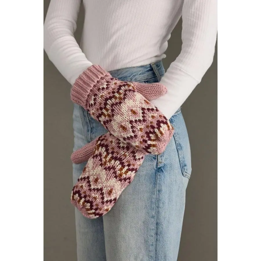 Pink Peppermint Mittens