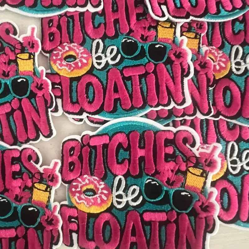 Floatin Iron on Patch