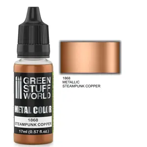 Green Stuff World - Metallic Paint Steampunk Copper 1868  for Models and Miniatures