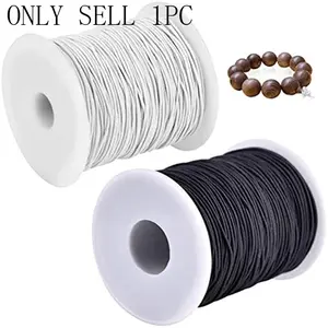 Elastic String for Bracelets, 1 mm/1968.5in Sturdy Stretchy Elastic Cord for Jewelry Making, Necklaces, Beading