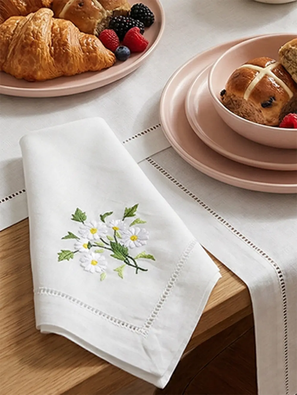 Dinner Napkin, Daisies, Set of 2