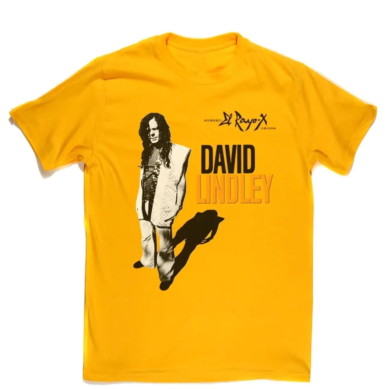 David Lindley Singer Heavy Cotton T Shirt All Size Yellow For Men BL471 W