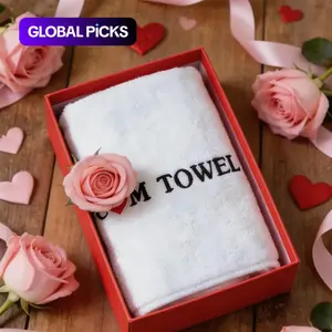 thickened 400gsm Microfiber Embroidery Funny Wash Towel for Boyfriend Husband Adult Humor Gag Gift, Perfect for Valentine's day Anniversary White Elephant Gift Gag Gift Bachelorette Party supplies Bathroom Decor #GLOBAL PICKS