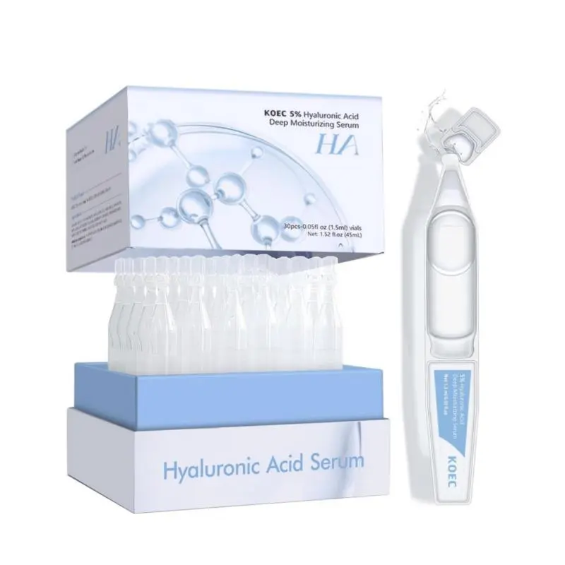 5% Hyaluronic Acid Serum, Ultra Hydrating Serum, Hydration Serum, Face Care Serum, Moisturizing Facial Essence, Hydrating Facial Serum, Hydrate, Moisturize, Repairing Face Lotion for Women & Men, Skin Repair, Beauty Serum Formula