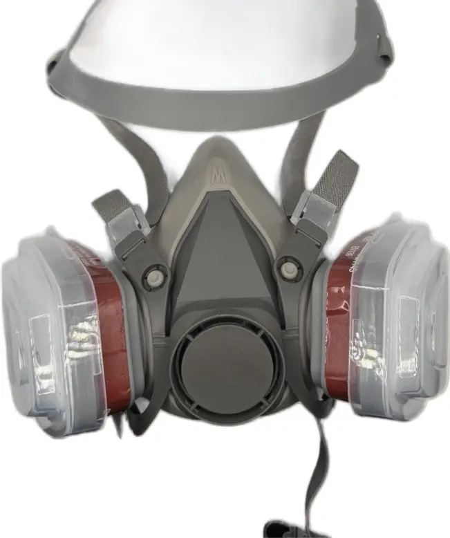 Protective Respirator Mask with Dual Filters for Enhanced Safety and Comfort Ppe Equipment