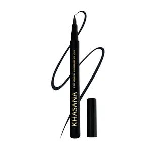 Khasana Ultra Advanced Liquid Eyeliner, Waterproof & No Skip Formula, 24 Hrs -Stay All Day, 2X The Intensity - Soft & Precise Tip, Quick Dry & Smudge Resistant, Vegan