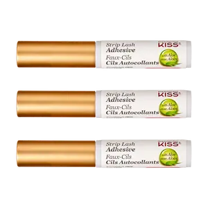 KISS Strip Eyelash Adhesive Clear - 3-Pack Bundle