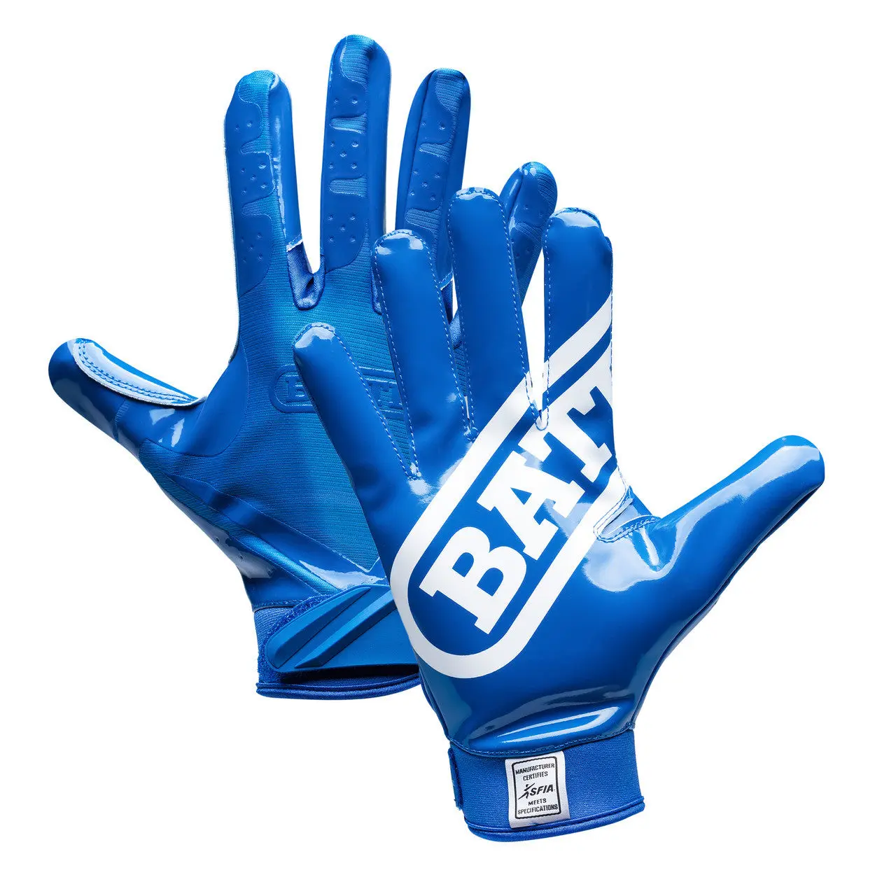 Battle Sports Double Threat Receiver Football Gloves, Ultra-Tack Performance Palm, Breathable PerfectFit Material for a Snug Fit, American Football, Sporty American Football Receiving Gloves