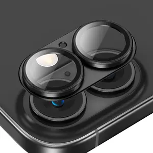 Metal Tempered Glass Cover Camera Protector Case For iPhone 17 Air 16 E Pro Max 15 Plus 14 13 Mini Protection Phone Accessories