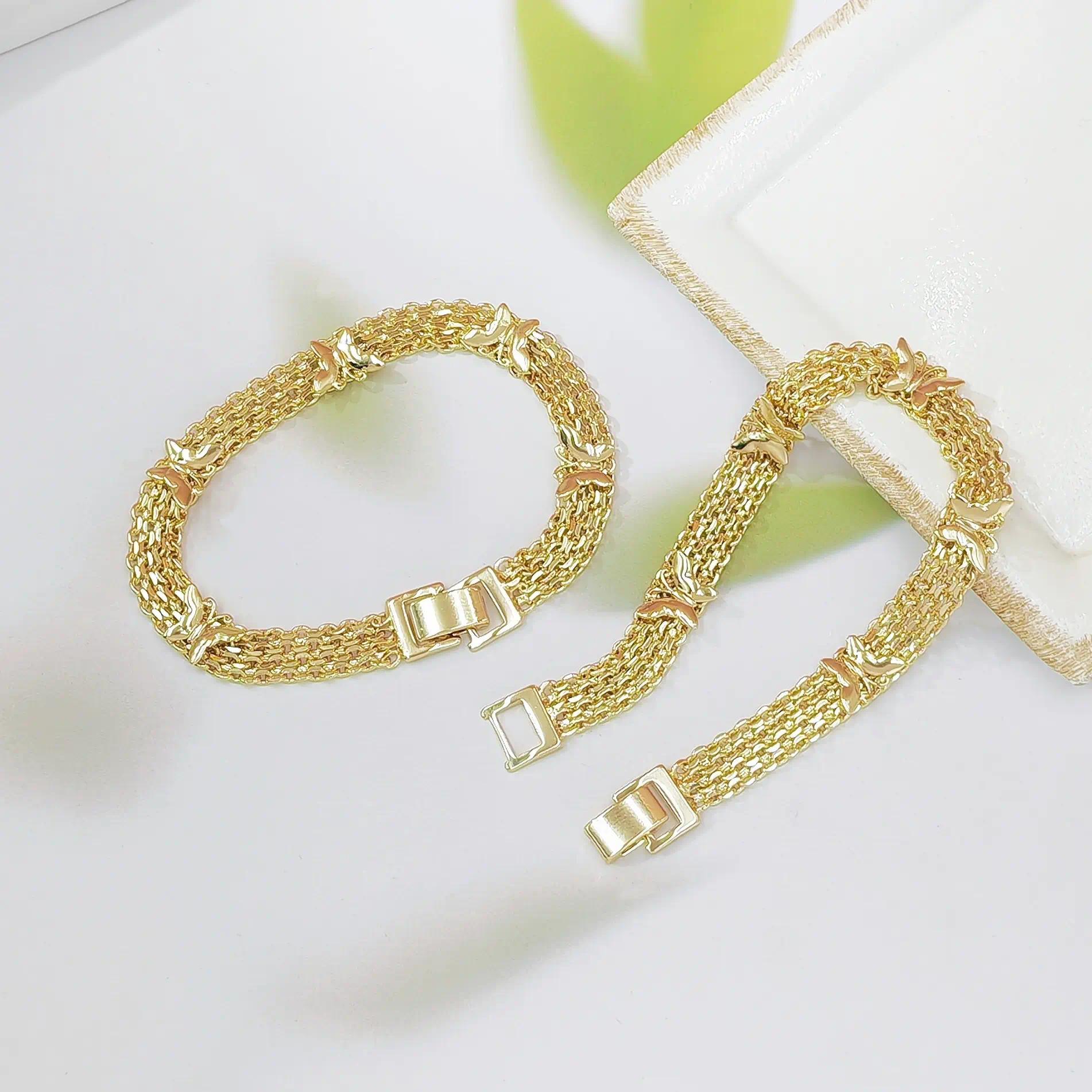 Vintage Hollow Butterfly Bracelet Women Metal Chain Elegant Trendy Jewelry