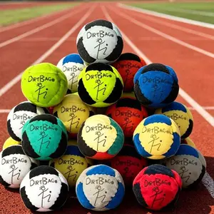 Funny Playing Hand Soft Soccer Hacky Sack Footbag,Handmade Footbag Juggling Ball