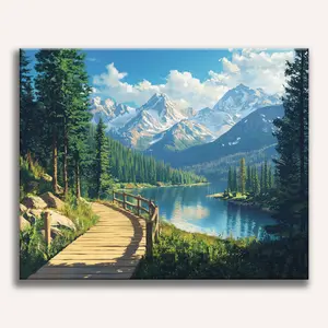 Hiking Trip Paint by Numbers Kit