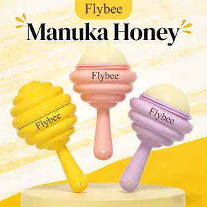 FLYBEE Manuka Honey Lipstick, Moisture for Dry Lips, Glossy Finish,  90% Natural Ingredients- Manuka Honey, Coconut, Jojoba & Oat Oil