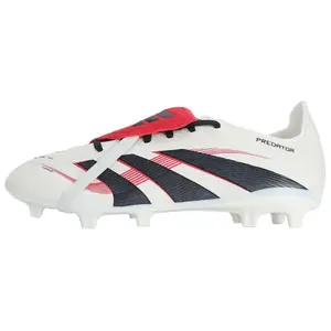 Adidas Predator League Unisex Football Shoes in White Black Purple - Comfortable, Versatile, Slip-Resistant, Durable Trending Shoes, House White Official Shoes to Get / Maison Mihara
